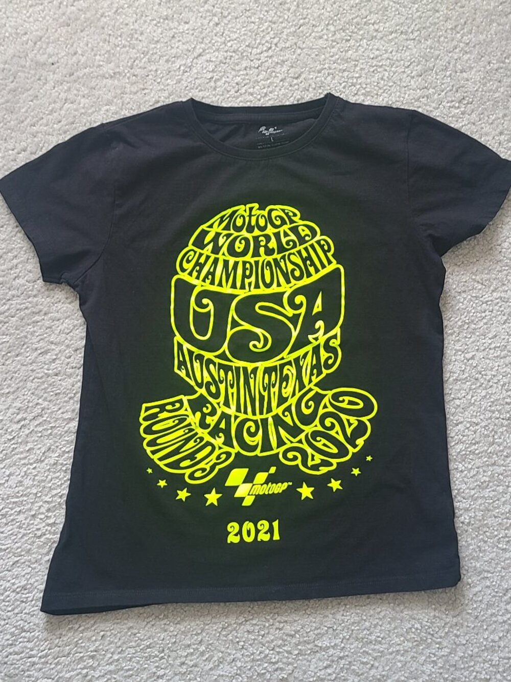 Women's MotoGP Motorcycle Racing COTA Austin TX 2020 2021 T-Shirt - Large